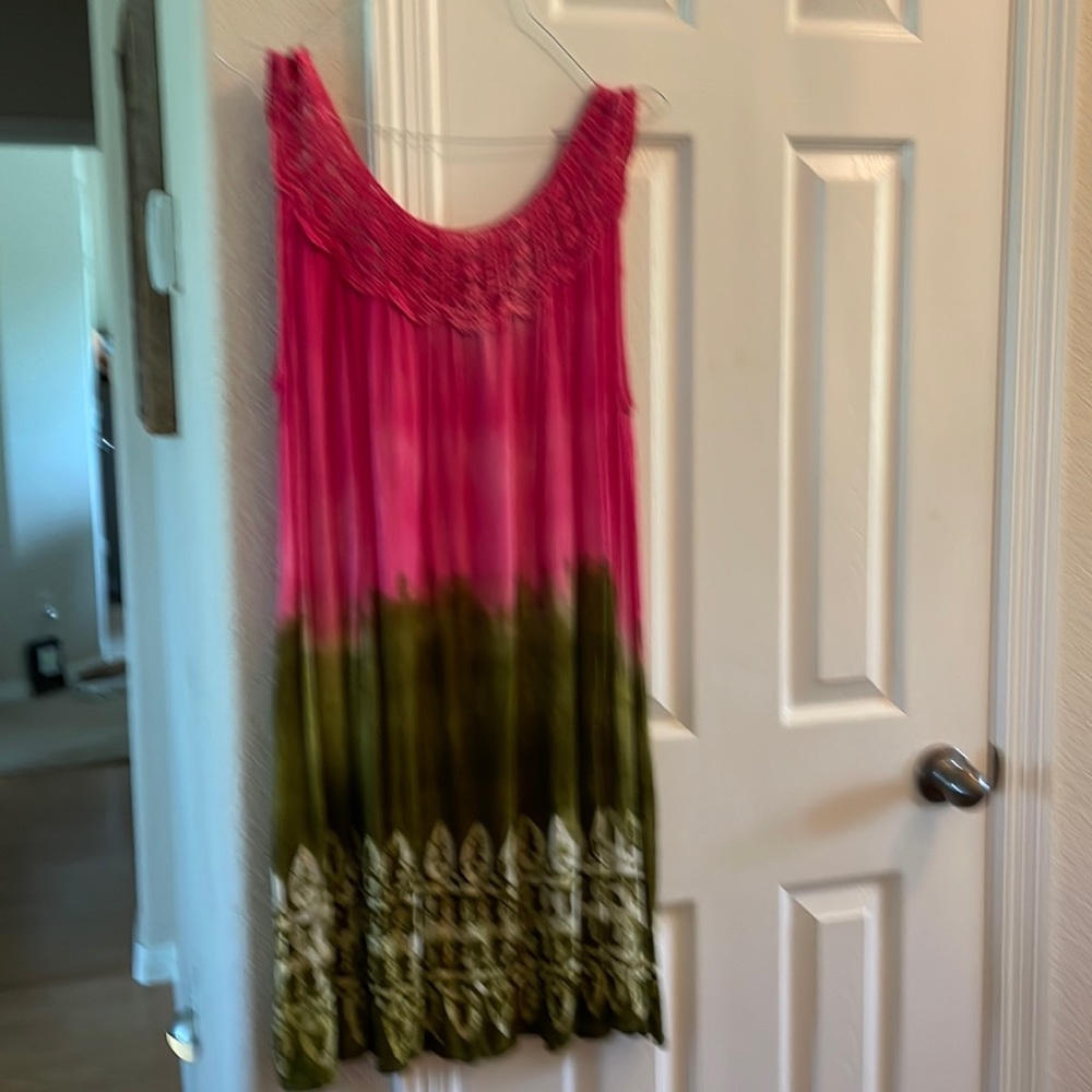 Shoreline tie dye sleeveless sundress L / XL